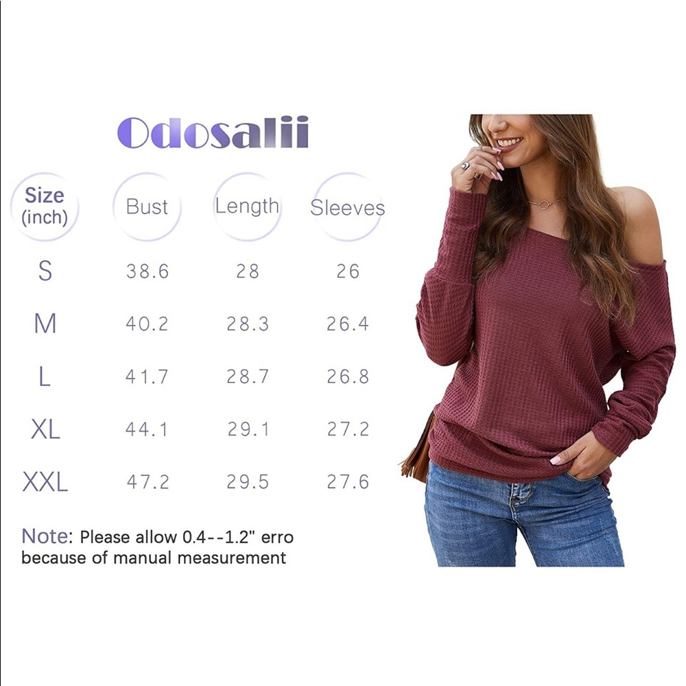 Off Shoulder Sweater - Picture 4 of 4